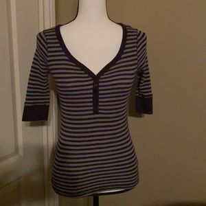 3/4 Sleeve V-Neck Thermal